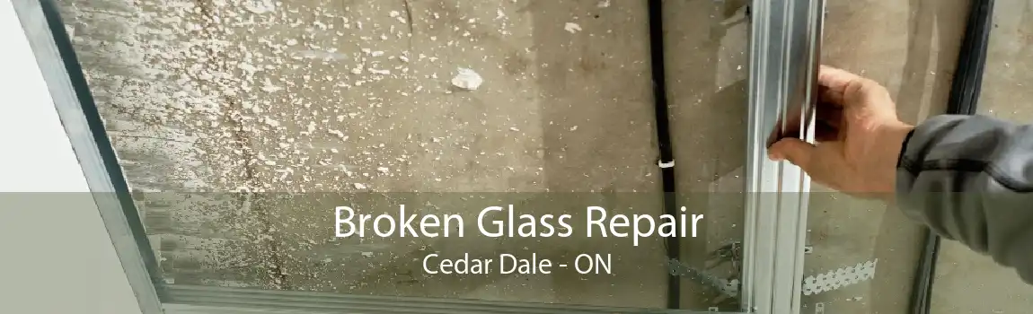 Broken Glass Repair Cedar Dale - ON